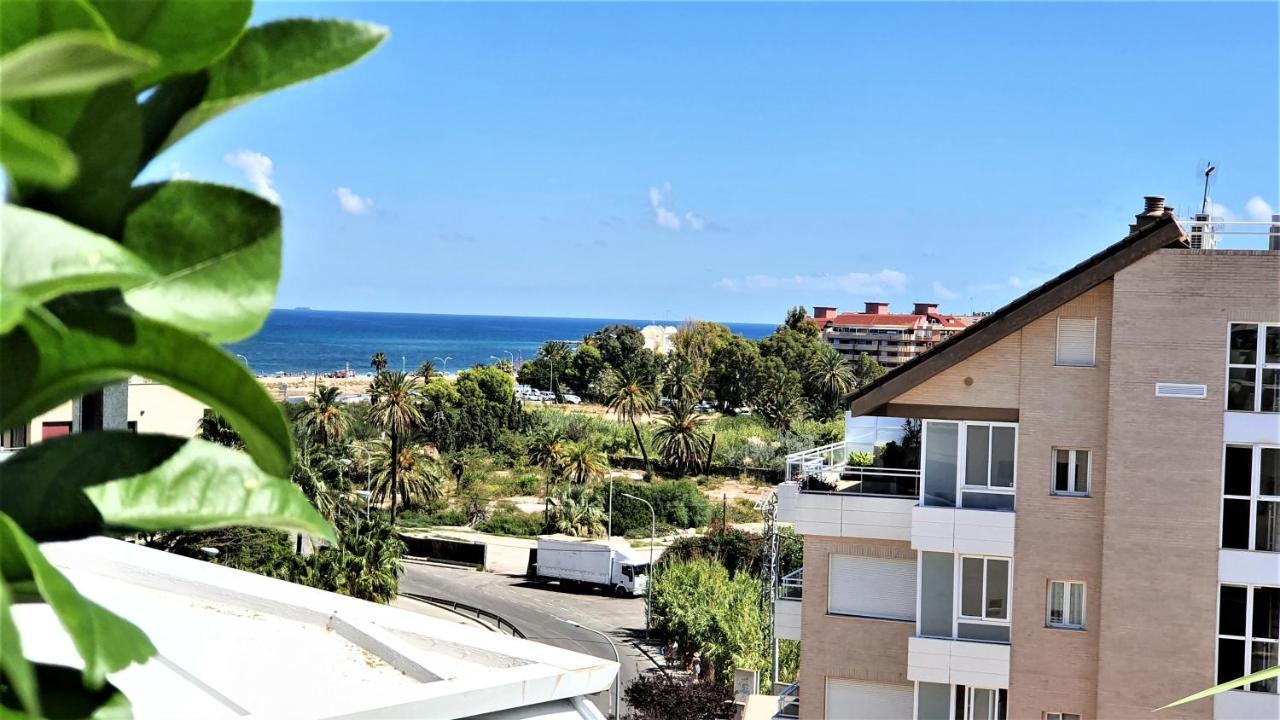 Beau Penthouse Avec Vue Mer Denia Bagian luar foto